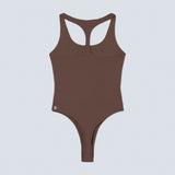 Body Magnolia Espresso. Body de sport durable pour femme